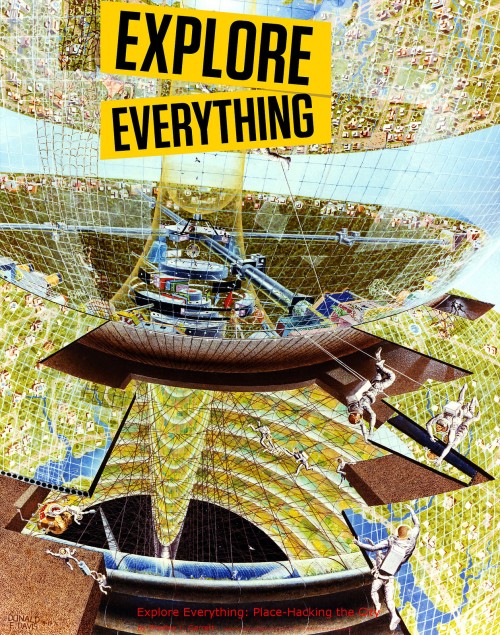Cover of book entitled "Explre Everything" by Bradley L. Garrett,